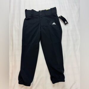 Adidas Boys Black Relaxed Fit Pants
